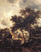 HOBBEMA, Meyndert The Water Mill sf oil painting artist